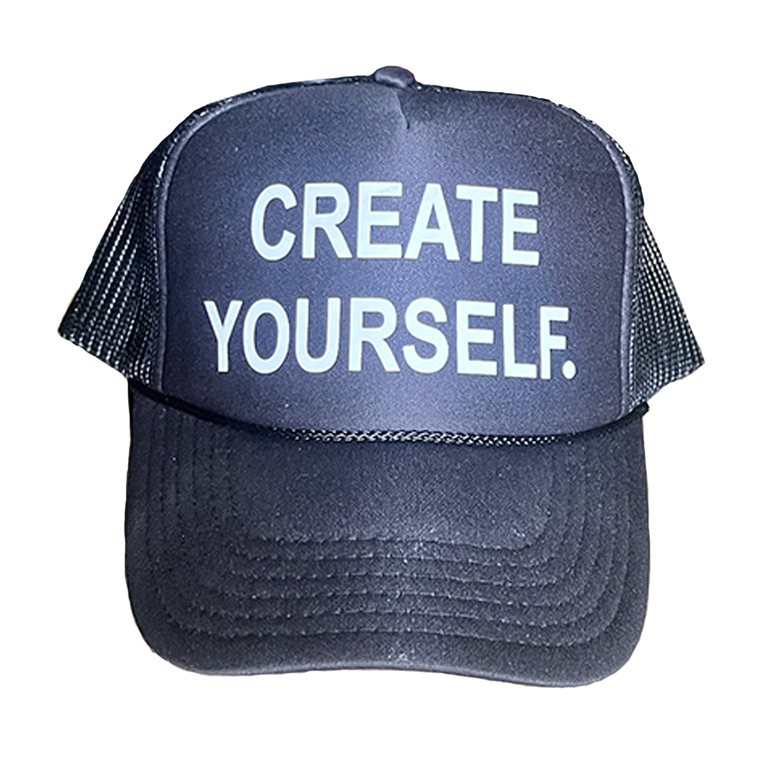 Black "Create Yourself" Hat