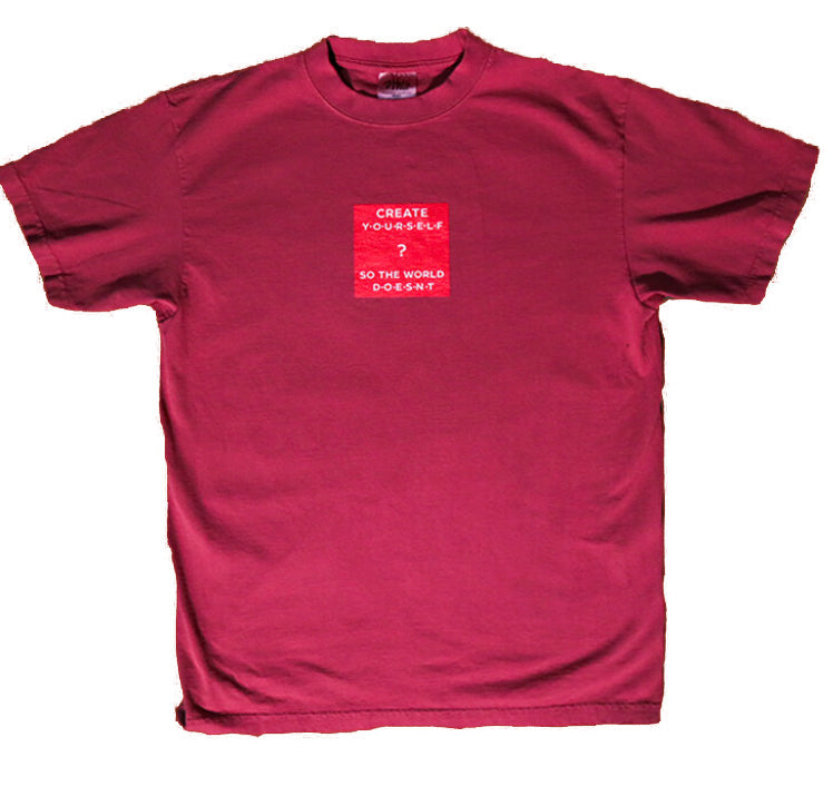 Red "Create Yourself" T-Shirt