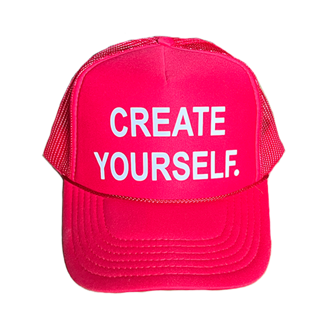 Red "Create Yourself" Hat