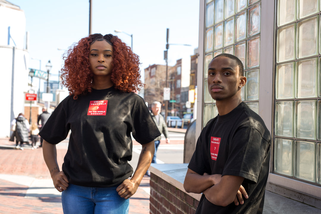 Black "Create Yourself" T-Shirt
